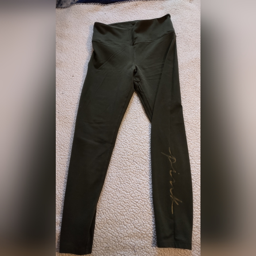 PINK Victoria's Secret Green Leggings